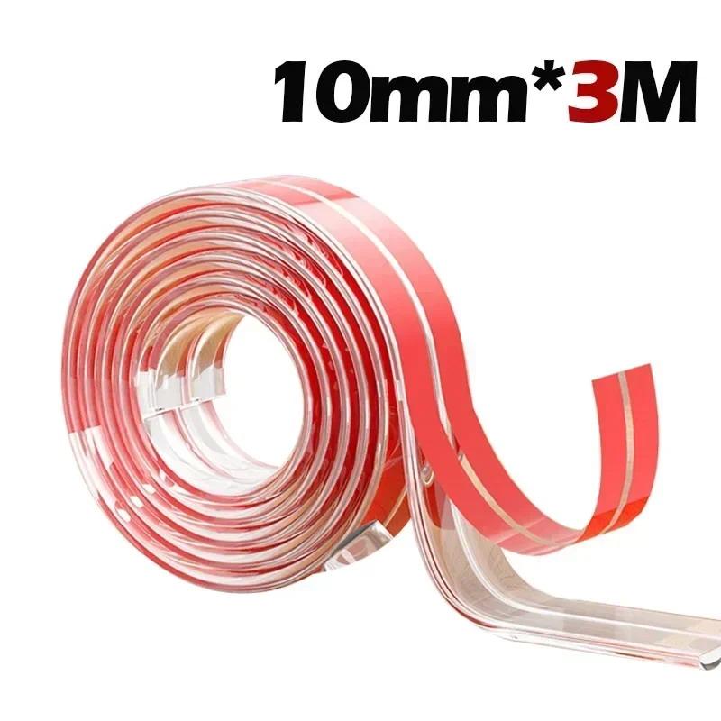 1/2/ Table Edge Guard Furniture Corner Protector Strip Self Adhesive Transparent Kids Collision Proof Soft Bumper Baby Safety