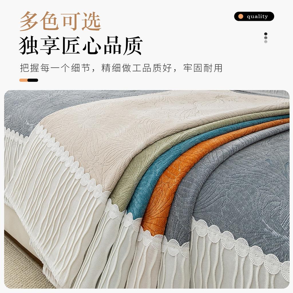 Chenier Sofa Cushion, All-Season Non-Slip Seat Cushion, High-End French Cream Wind Sofa Cover, Backrest Cover