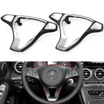 Car Interior Steering Wheel Frame Trim Cover Replacement For Mercedes Benz GLA GLC GLE GLS V Class W156 X253 W292 W166 W447 W448