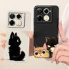For Infinix Note 40 Pro 4G 5G / Note 40 Pro+ / Note40 X6853 Cute Cat Flower Cartoon Phone Case Soft Silicone Cover Bumpers