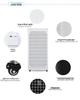 Belk D01 Industrial Air Purifier with Negative Ion Sterilization for Formaldehyde, Smoke, Particulate, and Dust Removal
