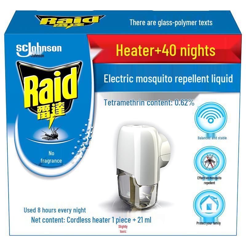 RAID Unscented Electric Mosquito Liquid Repellent