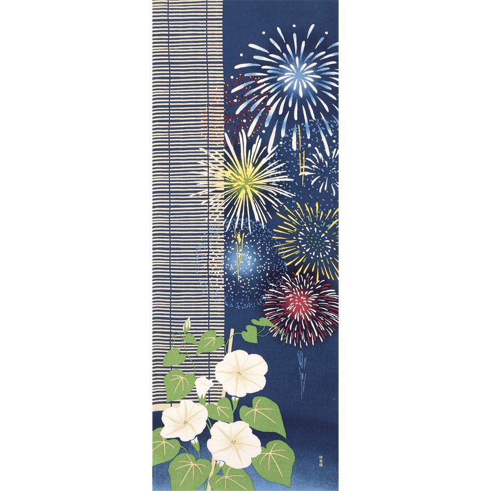 Hamamonyo Hand Night Face and Summer Fireworks Towel