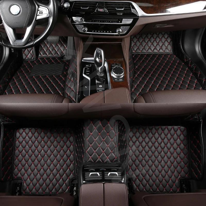 Hoge Kwaliteit Custom Vloermatten voor de Meeste Modellen Auto Interieur Details Auto Accessoires Tapijt Kofferbakmatten