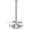VEHHE Paper Towel Holder Countertop, Stainless Steel Paper Towel Holder Stand with Weighted Base Suction Cups, Standing Paper Towel Roll Holder for