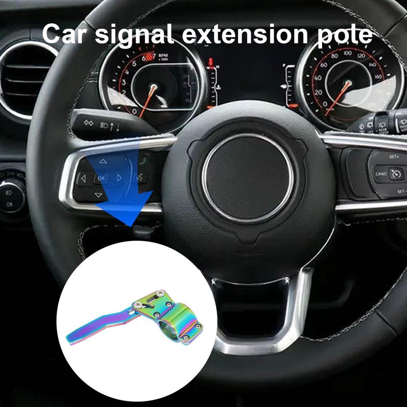 Steering Wheel Signal Rod Extension Steering Wheel Turn Rod Position Up Extender Car Styling Adjustment Signal Rod Extension