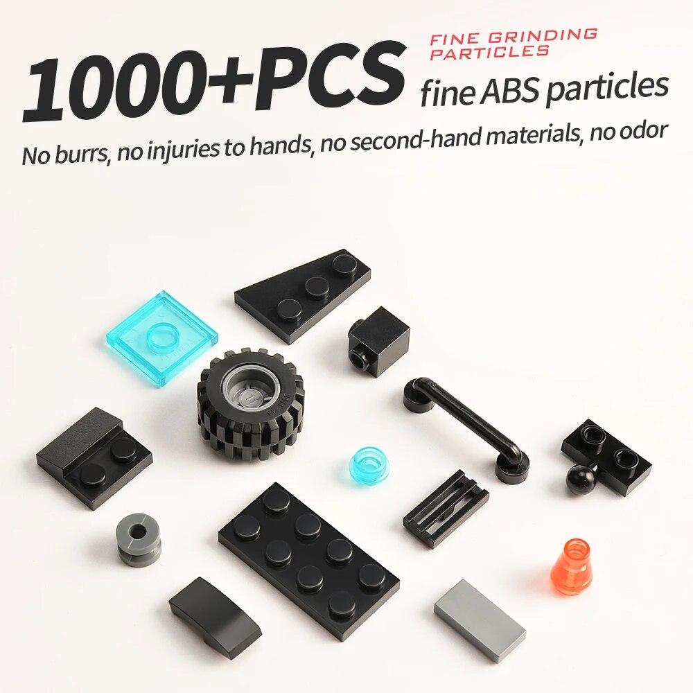 1000+ STÜCKE Stadt Polizeistation Auto Hauptquartier Bausteine LKW SWAT Figur WW2 Militärbausteine Spielzeug für Kinder