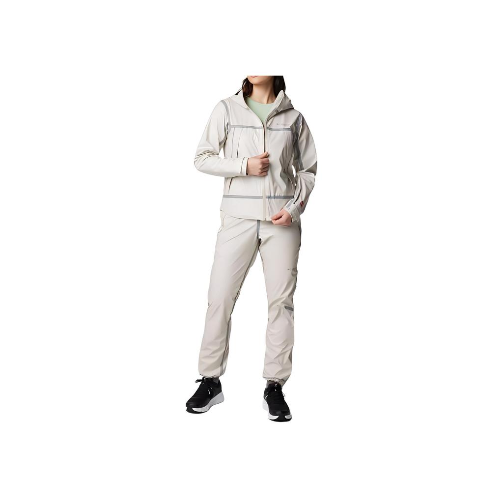 Columbia Chaqueta de Correr Transpirable con Cremallera Completa y Capucha Outdry Extreme Wyldwood para Mujer Chaquetas Beige 2071311-278