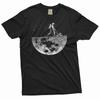 Weltraum T-Shirt Astronaut auf dem Mond abstrakte Kunst kreatives T-Shirt Geburtstagsgeschenk