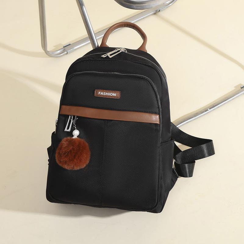 

Рюкзак из ткани Оксфорд женский 2025 новая мода легкая дорожная сумка женский дорожный рюкзак большой вместимости коричневый