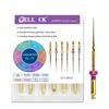 6 Pezzi Lime Endodontiche Dorate 19 21 25mm Flessibili Rotanti Canalare Radice Dentale Nichel Titanio