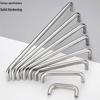 Stainless Steel U-Shaped Pull Handle for Cabinets and Wardrobes