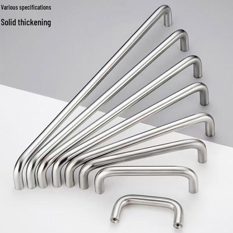 Stainless Steel U-Shaped Pull Handle for Cabinets and Wardrobes