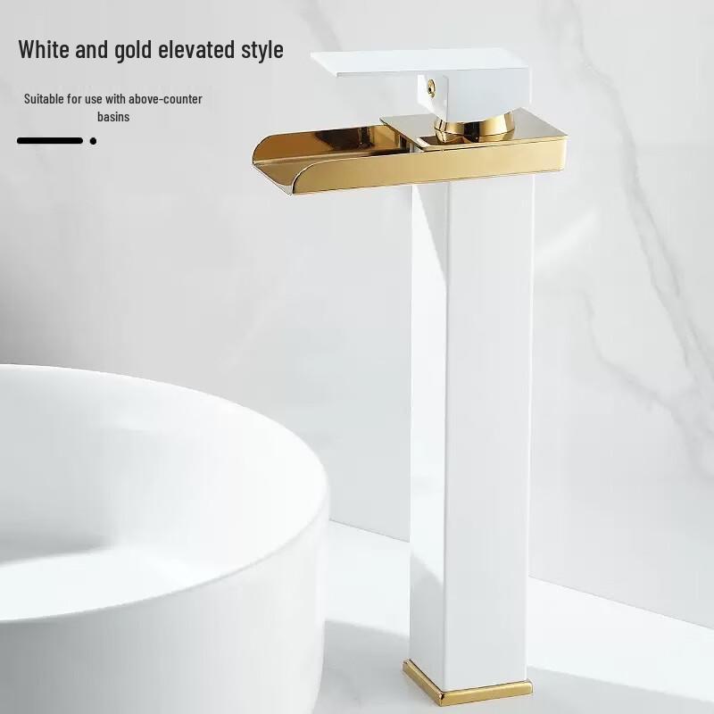 Handon Black Wide-mouth Basin Faucet