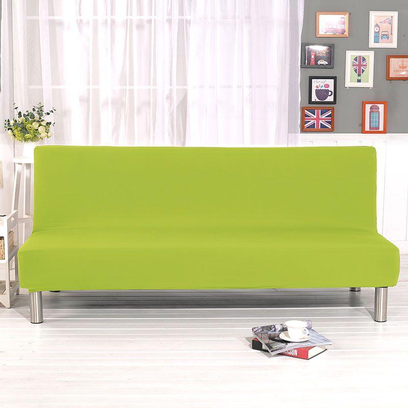Luxurious Solid Sofa Bed Cover With Elastic Fabric For Ultimate Comfort And Protection
