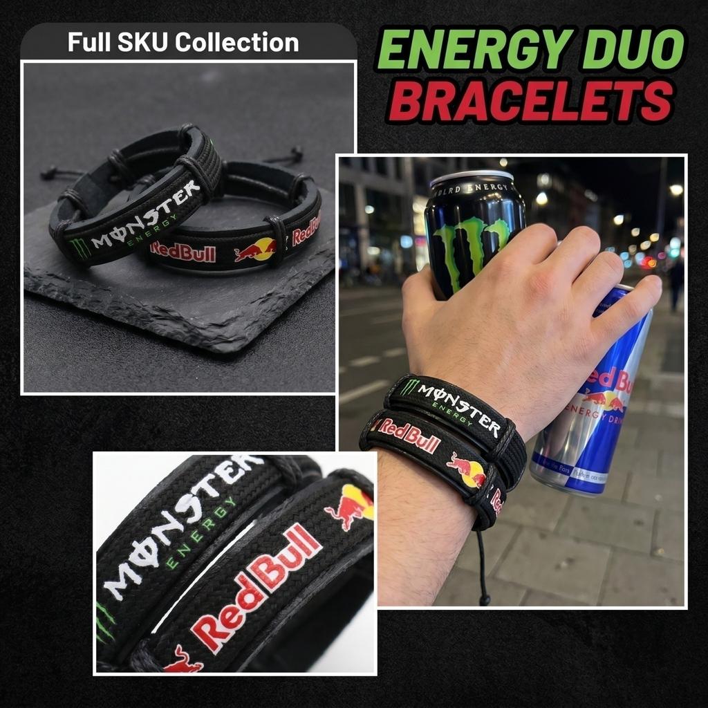 2 Pack Leather Cuff Bracelet Set for Men Women - Fashionable Woven Rope Friendship Bracelets Unisex Accessories