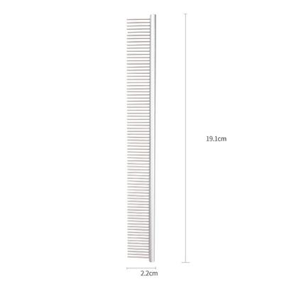 Pet Comb Pet Cat Straight Comb, Cat and Dog Universal Comb Steel Comb Open Knot To Remove Floating Hair