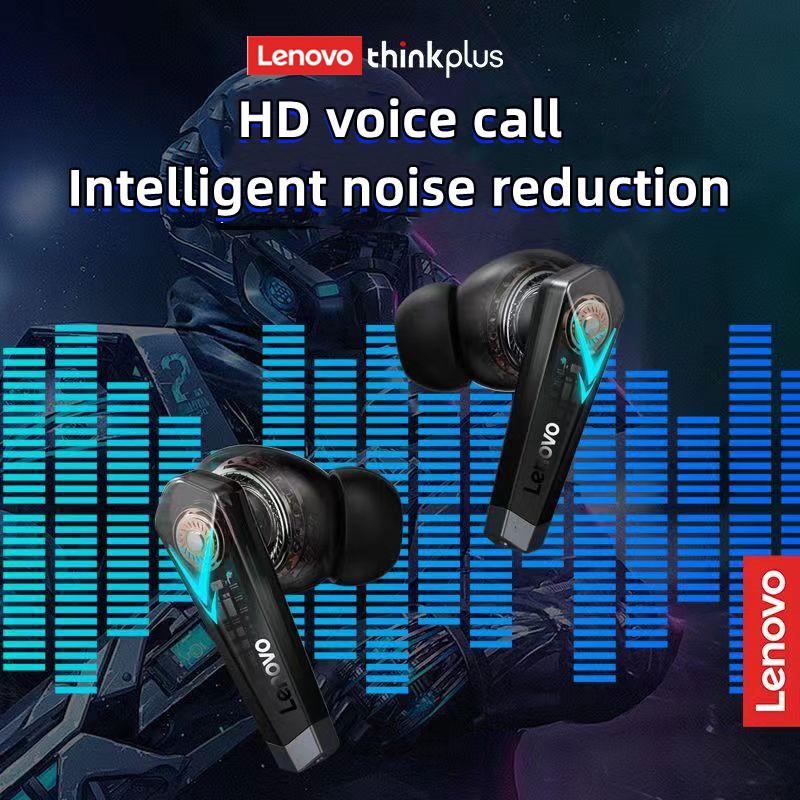 Nya Lenovo LP6 TWS spelhörlurar Nya trådlösa Buletooth-hörlurar med brusreducering Dual Mode Headset för e-sportspel Musik