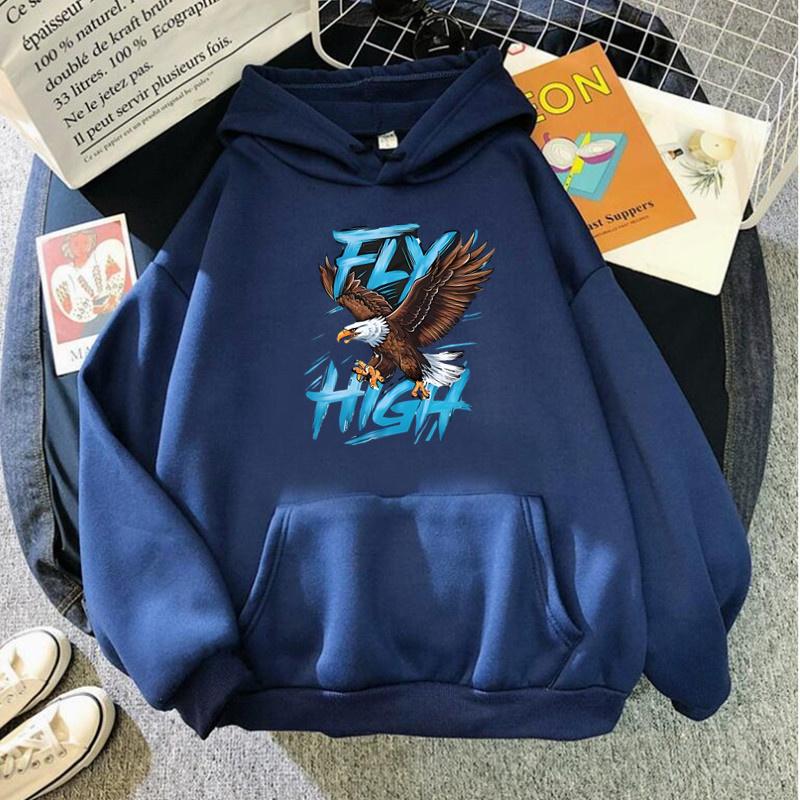 

Fashion Womens Hoodie Sweatshirts Casual Eagle printed Pullover Women Hoodies punk Unisex Hip Hop Long Sleeve Clothes Streetwear 3XL