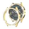 Luxury dual diamond case for Samsung Galaxy Watch 4 5 6 7 40mm 44mm case PC hollowed out protective case to prevent falling