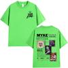 Rapper Myke Towers Graphic T-shirts Men Women Clothing Fashion Hip Hop Oversized T Shirt Unisex Cotton Short Sleeve T-shirt Tops