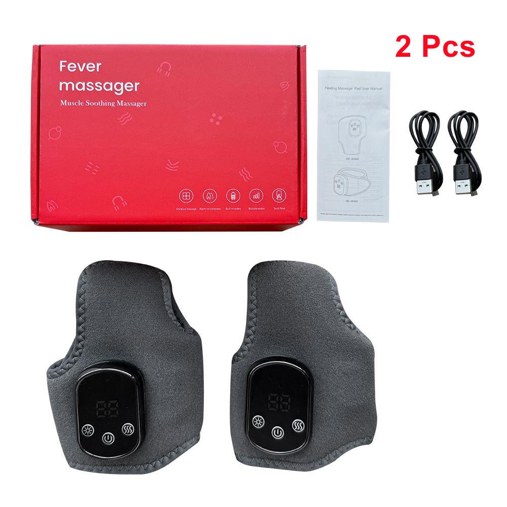 Muñequera Eléctrica Calentadora Compresa Caliente Masaje Vibratorio Banda para Muñeca Tobillera Herramienta de Protección para Mano Pie Muñequera Calentada