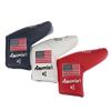 1X Golfdeksel Blad Putterdeksel Golfbaner For Pebble Beach Putter USA-flagg