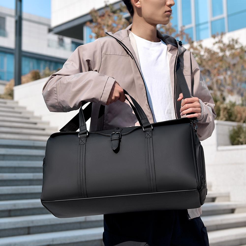 Men's business trip large capacity with shoes compartment luggage bag go out leisure portable travel bag dry and wet separation fitness bag