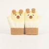 0-3 Years Old Capybara Winter Flip Gloves Thickened Kids Knitted Mitten Half Finger Gloves  School