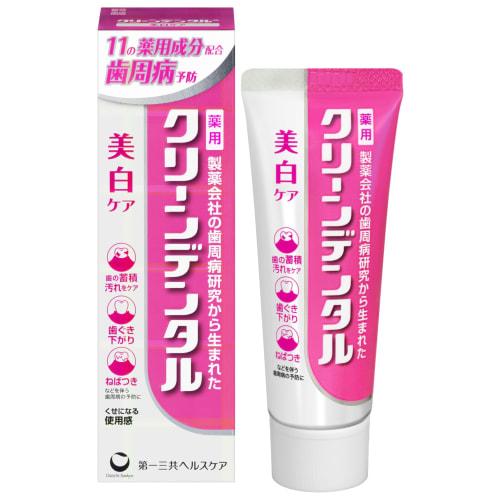Clean Dental Whitening Care 50g Paste, Toothpaste for Dull Teeth, Periodontal Disease, Fluoride, "Addictive Feeling