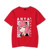 New Hot Anime Anya Forger T-shirts Fashion Women Summer Tee Shirt Unisex Casual Short Sleeve Round Neck Tops T-shirts