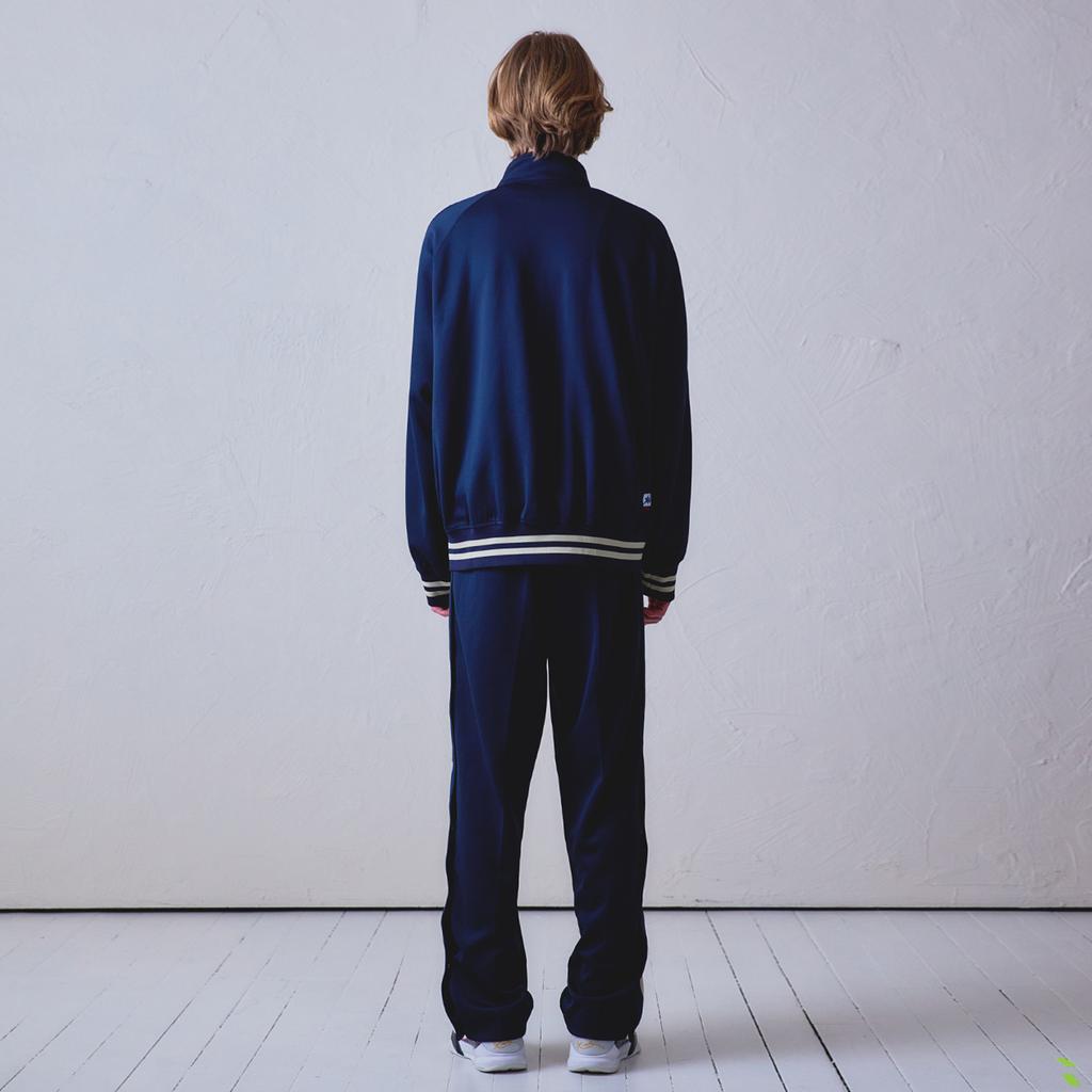 SPORTS ILLUSTRATED Basketball Side Button Track Pants (Navy)