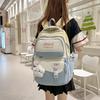 Mori school bag for female high school students, simple backpack ins style Korean , large-capacity junior high school students, computer backpack tide
