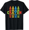 Cray Colors Kinderkunst - Lustiges Buntstift-Crew-Geschenk Unisex-T-Shirt