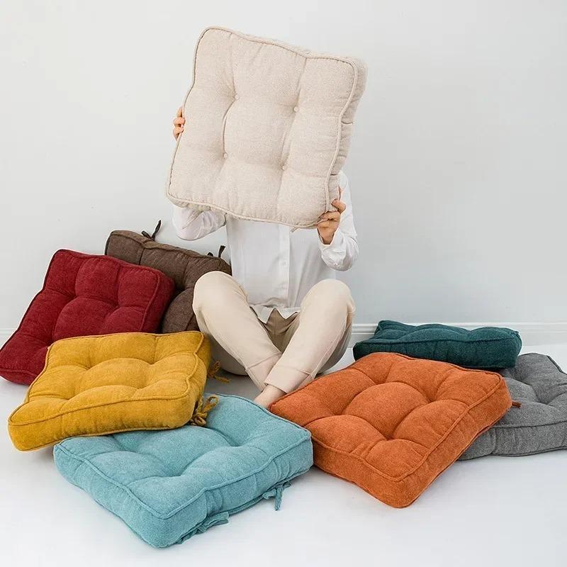 1pcThickened Square Non-slip Chair Cushions Dining Chair Seat Cushions,Suitable for LuxuryHotel Restaurants,LivingRooms,Kitchens