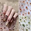 Luxurious Design Baroque Scepter Nail Shiny Finish Press On Nails 5D Nail Stickers  Xmas Nail