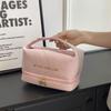 Portable H Canvas Bag: Large Capacity, Waterproof, Dustproof; Ideal for Lunch, Cosmetics, and Toiletries