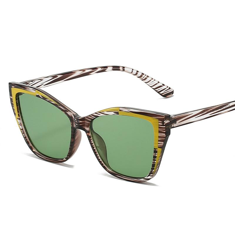 New Vintage Square Sunglasses Women Men Cat Eye Rectangle Sun Glasses Female Eyewear Oculos De Sol for Male Female Eyeglasses