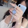 Light Luxury Diamond Cross Flower Bracelet Watch Women's Watch Niche High-end Fashion Versatile Waterproof Quartz Watch
