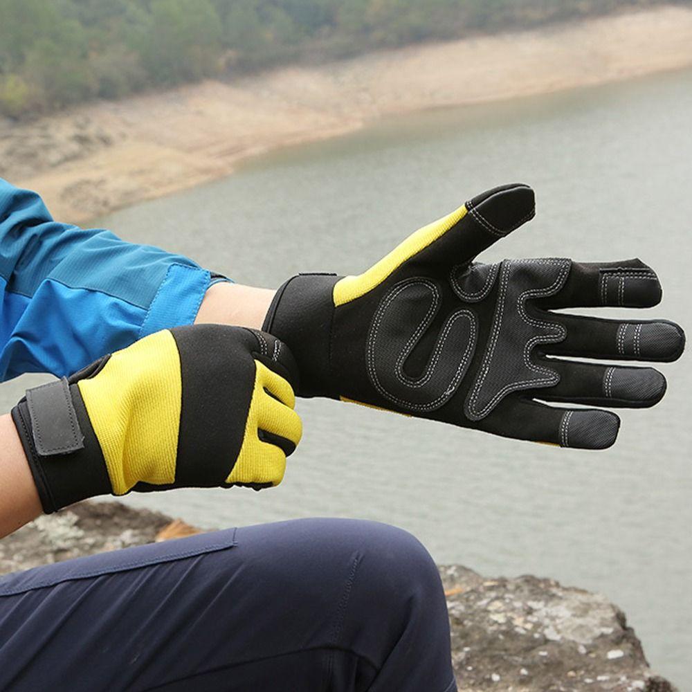 Anti Slip Outdoor Gloves Full Finger Sports Gloves Utility Garden Work Gloves  Construction
