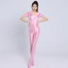 Sexy Women Cosplay Maid Leotard Oil Shiny Glossy Satin Smooth Shapping Bodysuit Elastic Tight Bodysuits Sex Game Sm Fun Cos Ootd