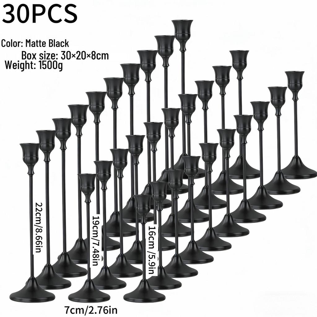 Europäischer minimalistischer Kerzenständer als Ornament für Candlelight-Dinner & Hochzeitsdeko