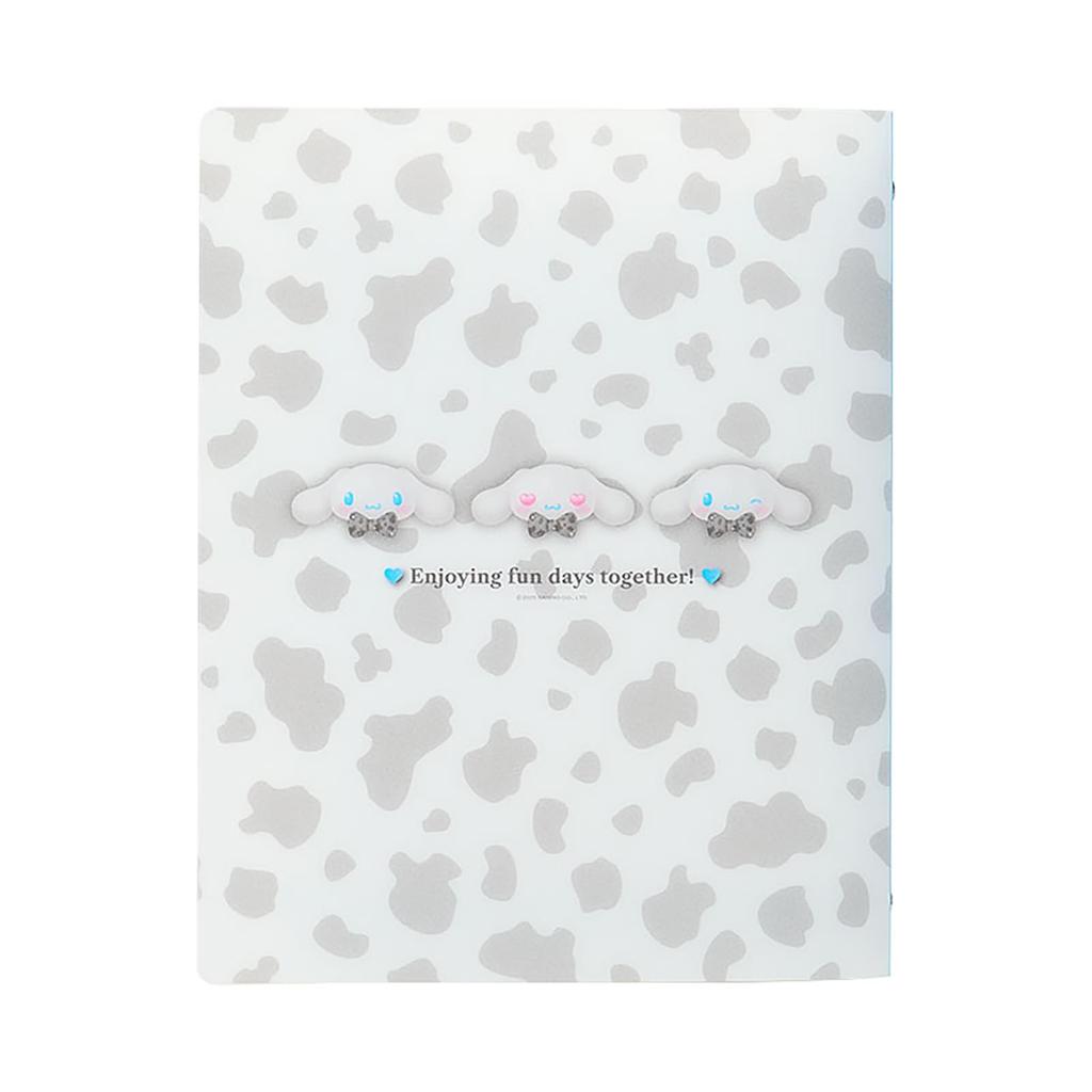 Sanrio Binder Animal B5 071528 Loose-Leaf (Monotone Design) Cinnamoroll, PP/Paper, Size, 26-Hole Compatible,