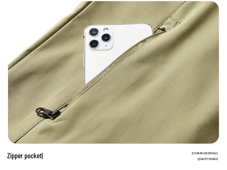Men's Slim Fit Spring/Autumn Soft Shell Stand Collar Windbreaker Jacket