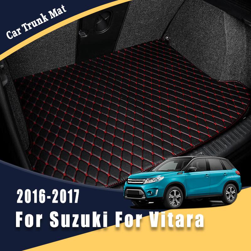 Car Trunk Mats For Suzuki Vitara 2016 2017 Auto Vehicles Cargo Liner Carpets Interior Accessories Products Automobiles Covers