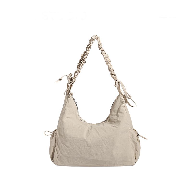 Fashion Large Capacity Nylon Trend Style Versatile Leisure New Women's Shoulder Bags Concise Stitching Line Bags