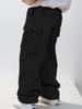 Men's Trendy 3D Lace-Up Loose Street-Blast Overalls