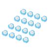16pcs Toilet Brush Replace Heads Disposable Water Soluble Cleaner Toilet Brush Refills for Bathroom
