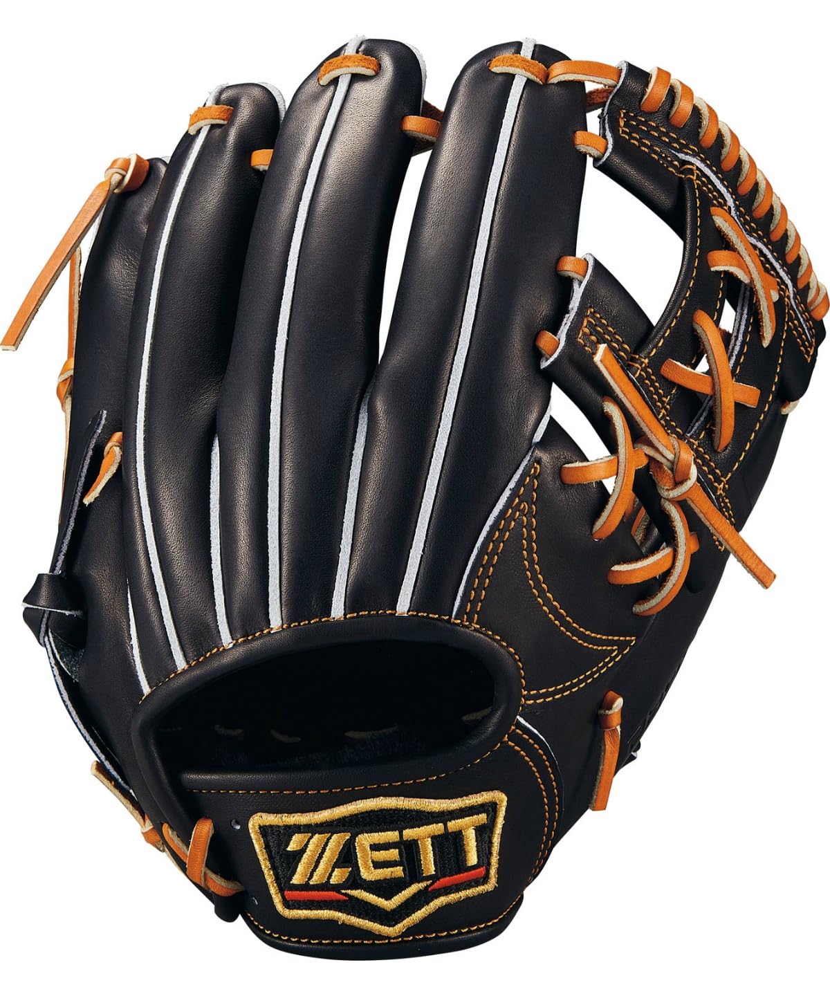 

ZETT Pro Status Baseball Glove for Second and B Size Made in BPROG364G Shortstop, Black/Oak (1936), 3, Japan,