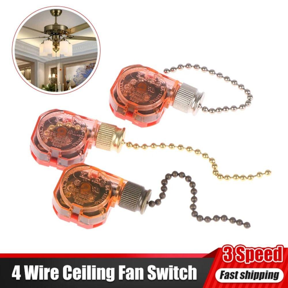 Comfortable Ceiling Fan Switch Smooth Surface Light Pull Chain  for Ceiling Fan Light
